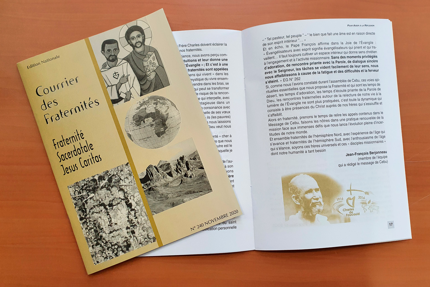 FRATERNITÉ SACERDOTALE-Courrier-des-Fraternités-ancienne-revue-trimestrielle-philippehardouin-infographiste-lemans-72